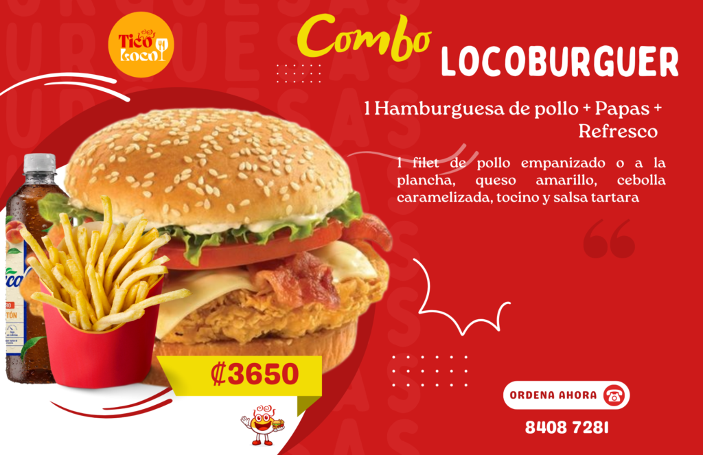 Hamburguesa de pollo
