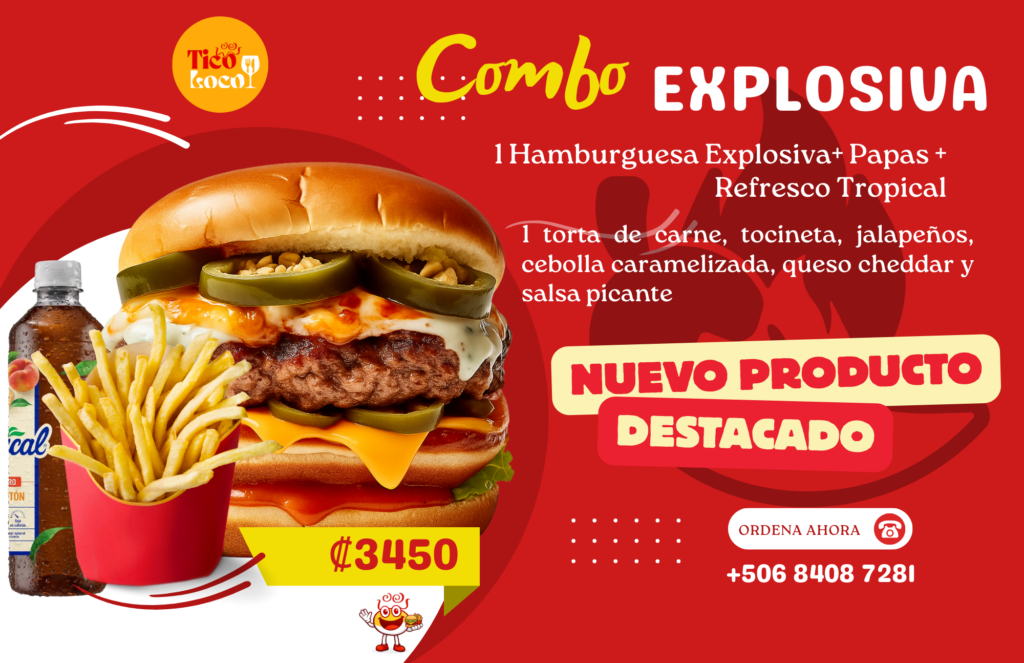 Hamburguesa Explosiva